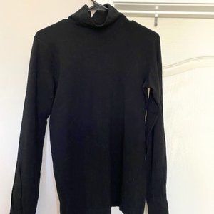 Black heat-tech turtleneck - Athleta